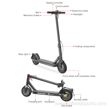 Wheels Electric Scooters Motorcycle With Electric Motor